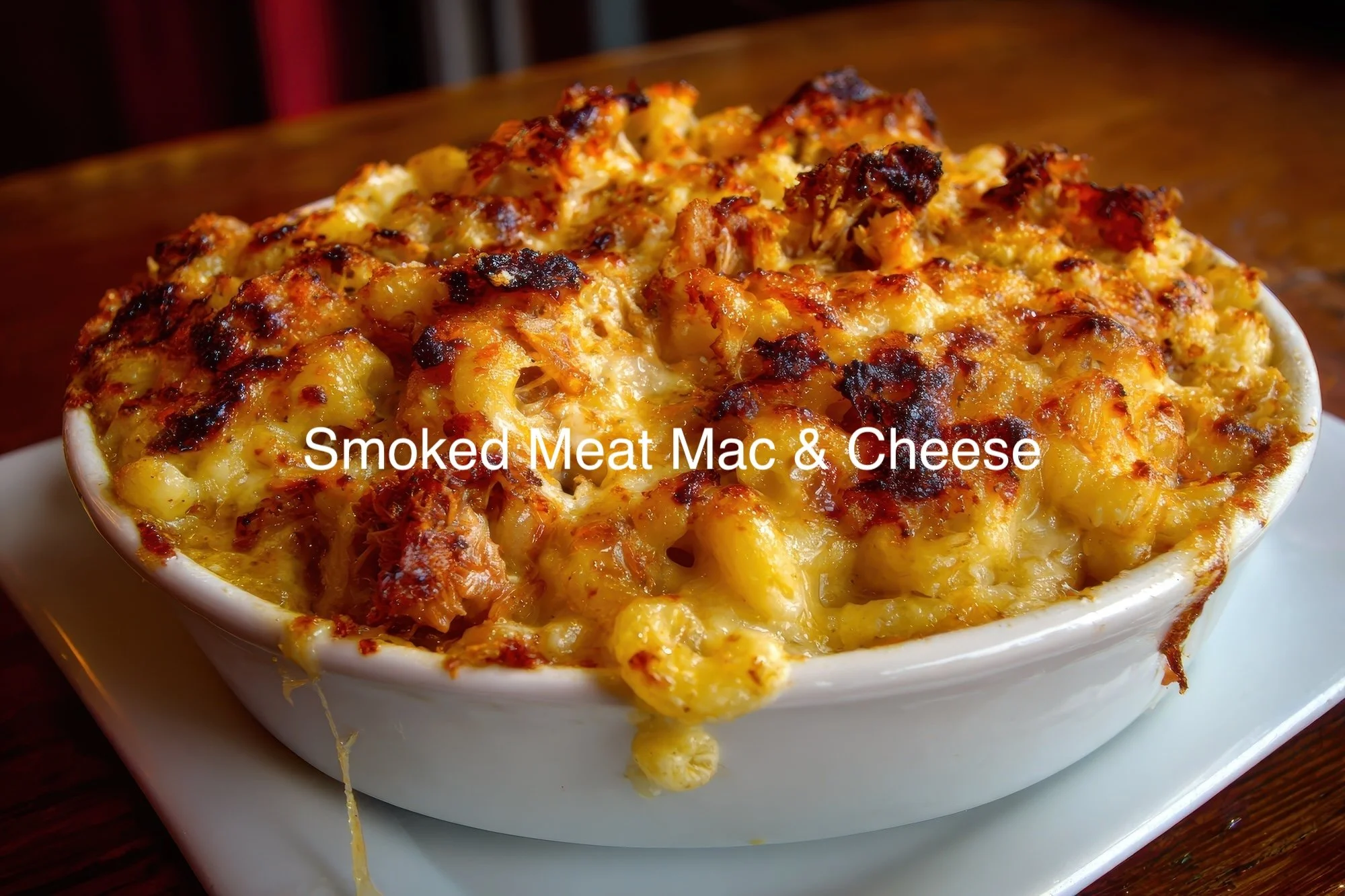 Macaroni au fromage au smoked meat