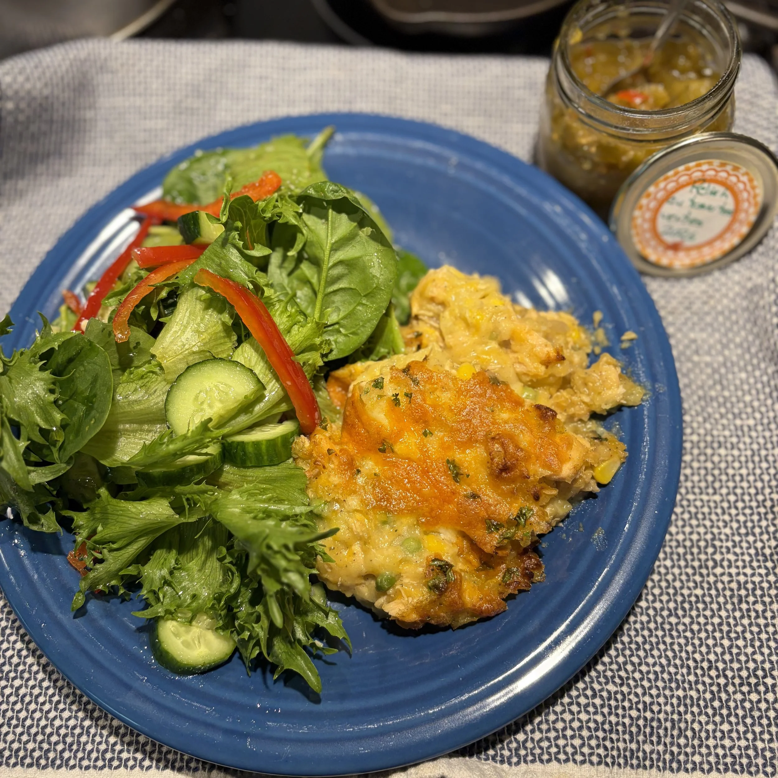 Creamy cheesy salmon and mashed potato casserole.jpeg