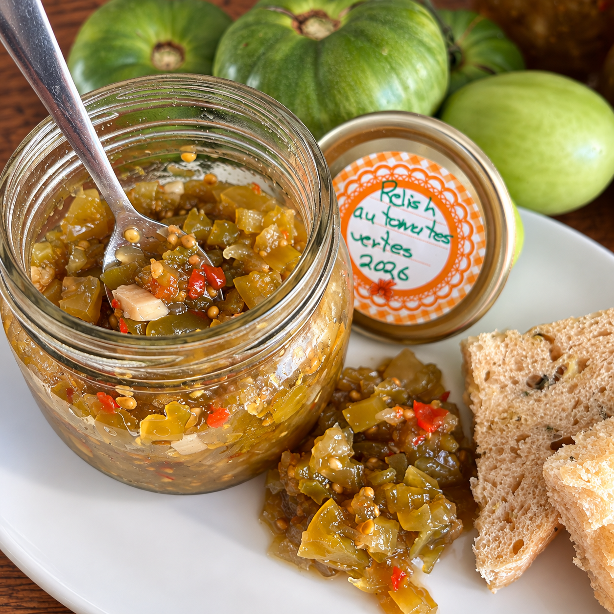 Homemade Green Tomato Relish – A Classic Hot Dog Relish