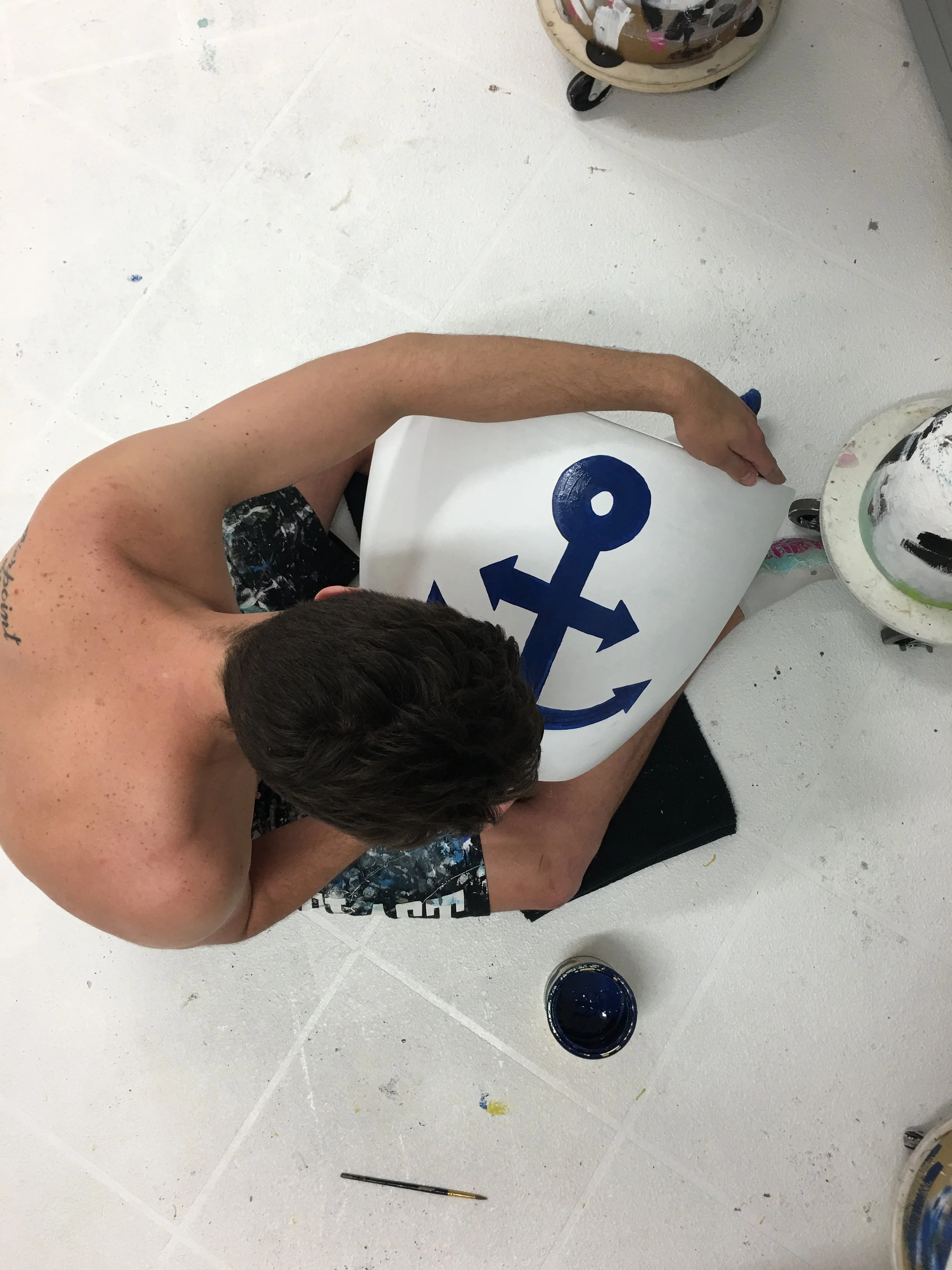 Freehand Ahoy anchor pot in Navy .jpg
