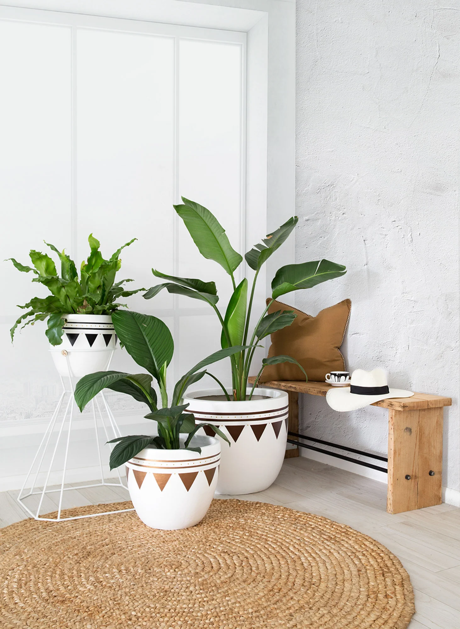 POCAHONTAS POTS WITH WONDER WOMAN PLANT STAND 6 LR.jpg
