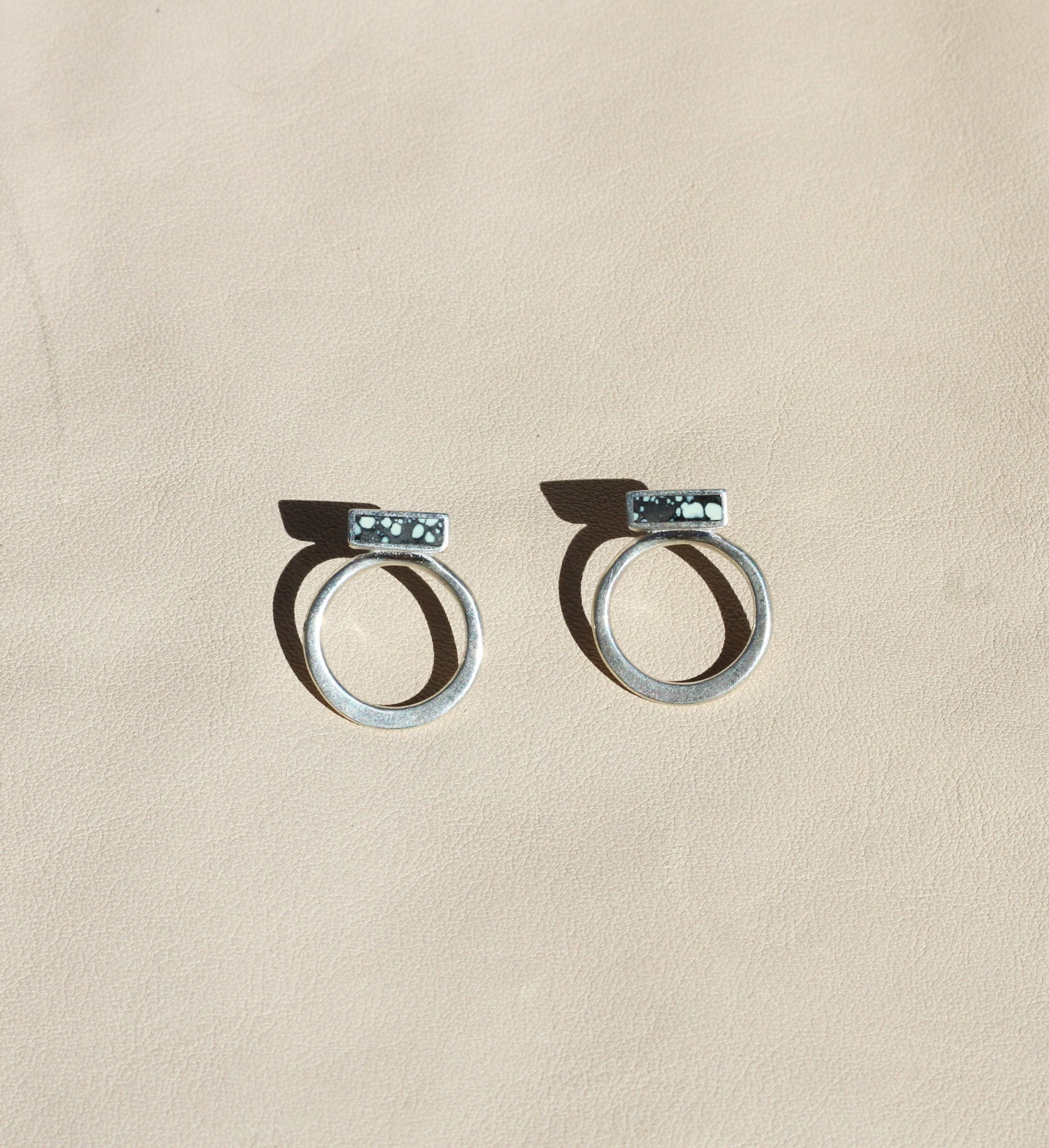 Silver Nix Earrings New Lander