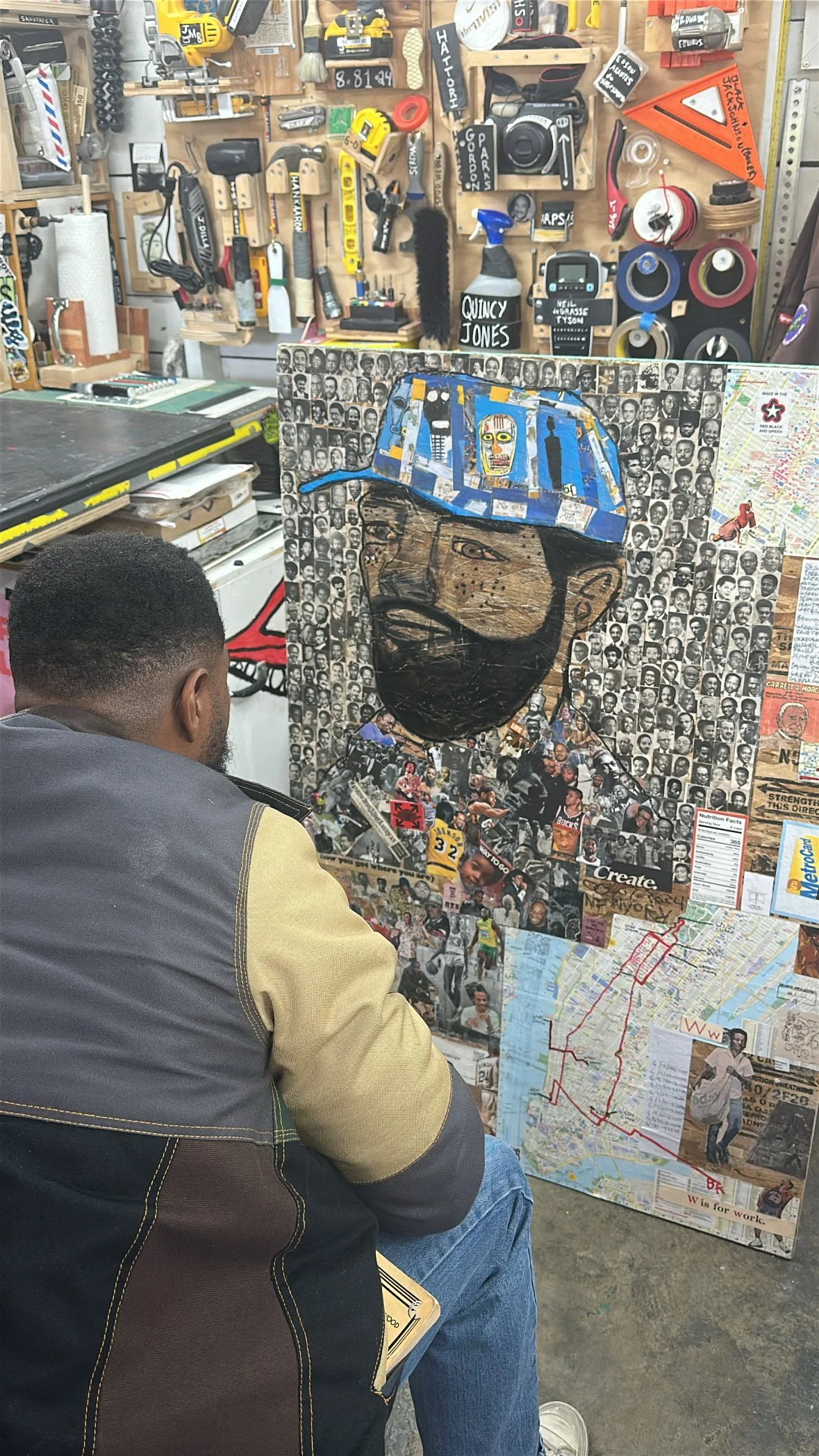 Will Catlett collage portrait