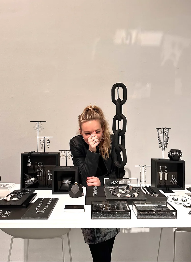 Amy at work