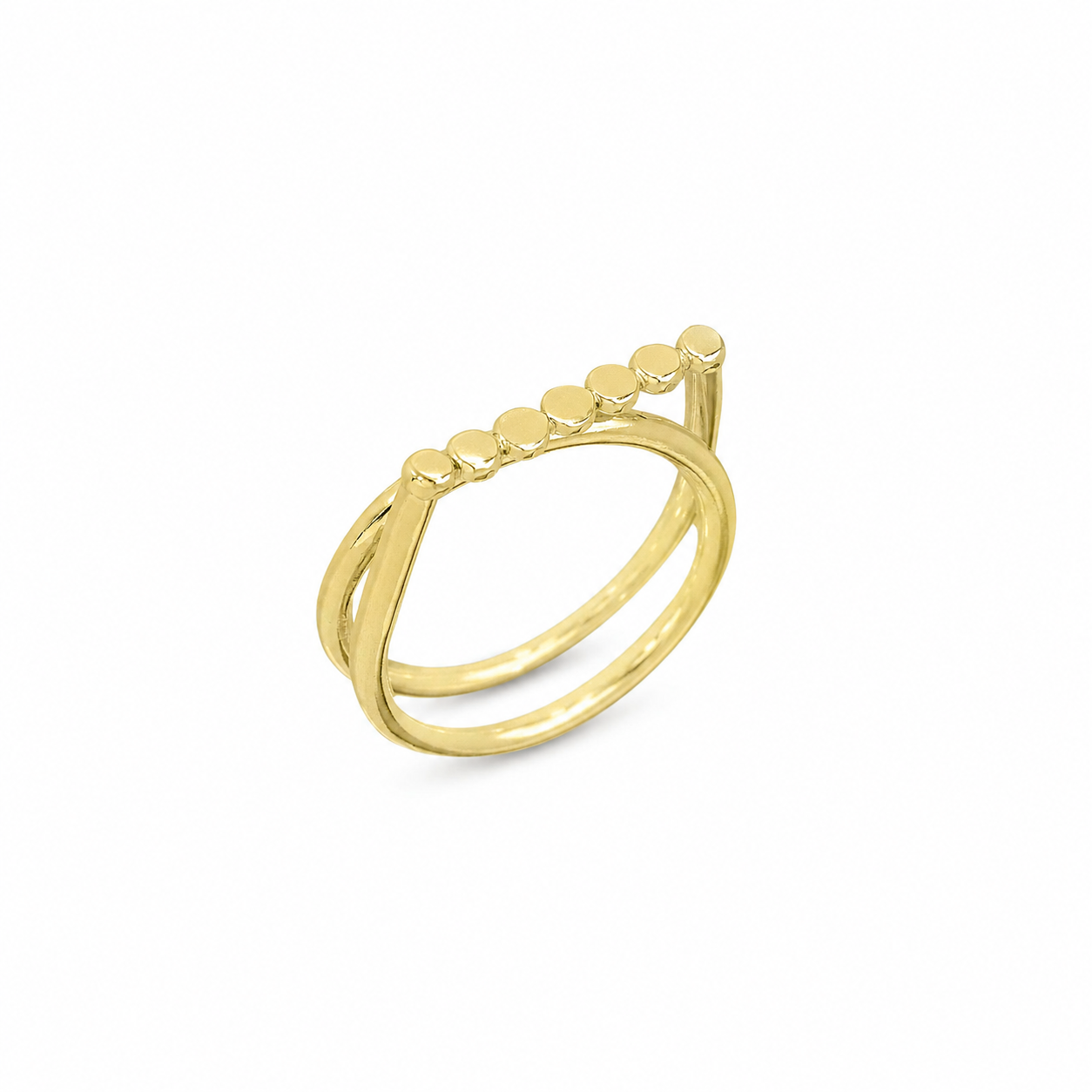 Stepping Stone Ring  - Gold.png