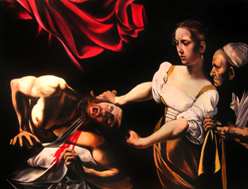 After Caravaggio, "Judith Slaying Holofernes," (2008)