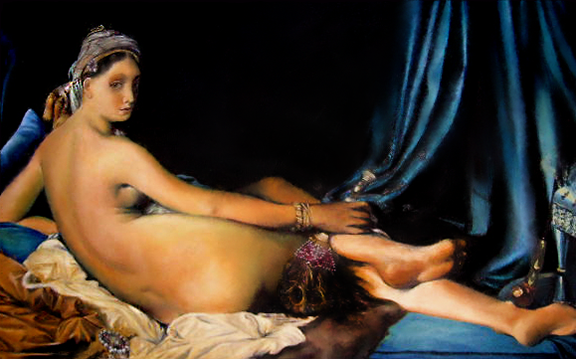 After Jean-Auguste-Dominique Ingres, "Grande Odalisque," (2007)
