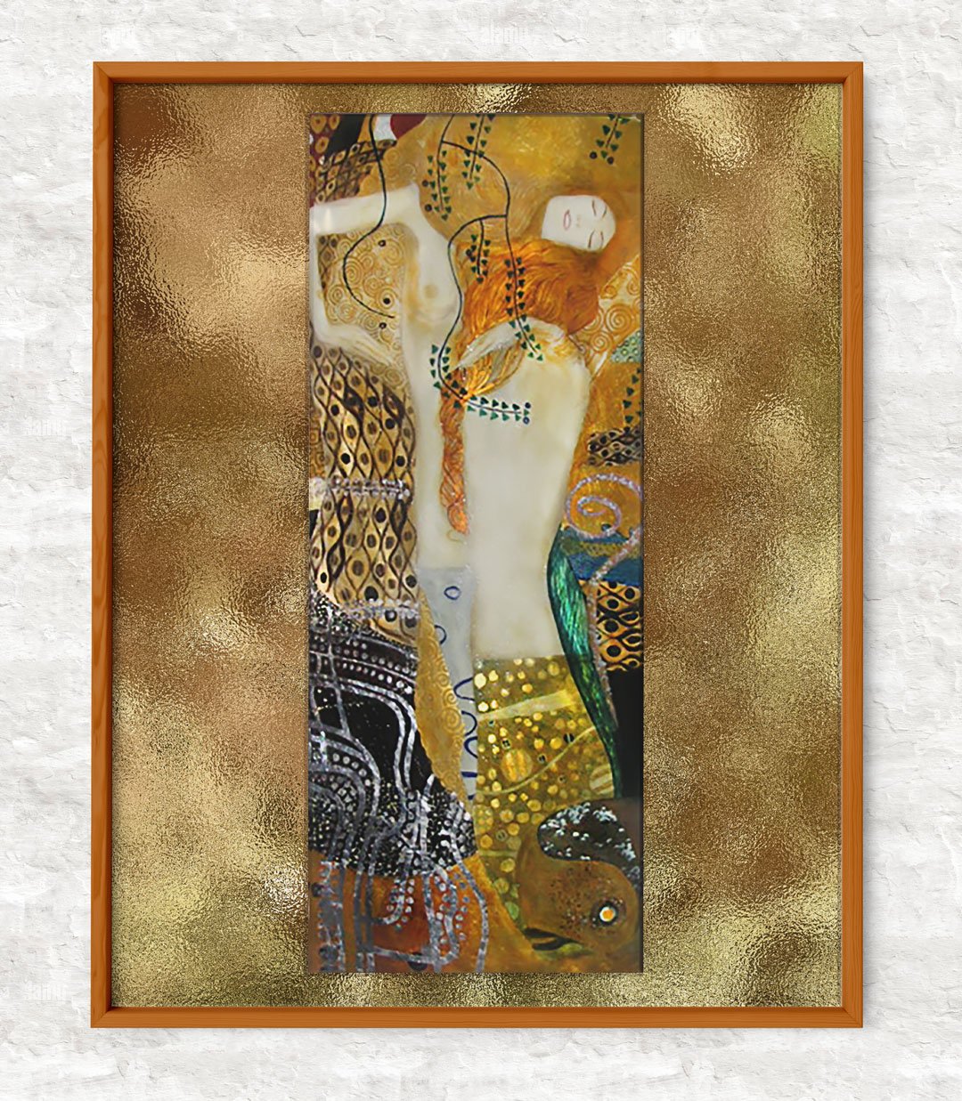 After Gustav Klimt's "Mermaids," (2003)
