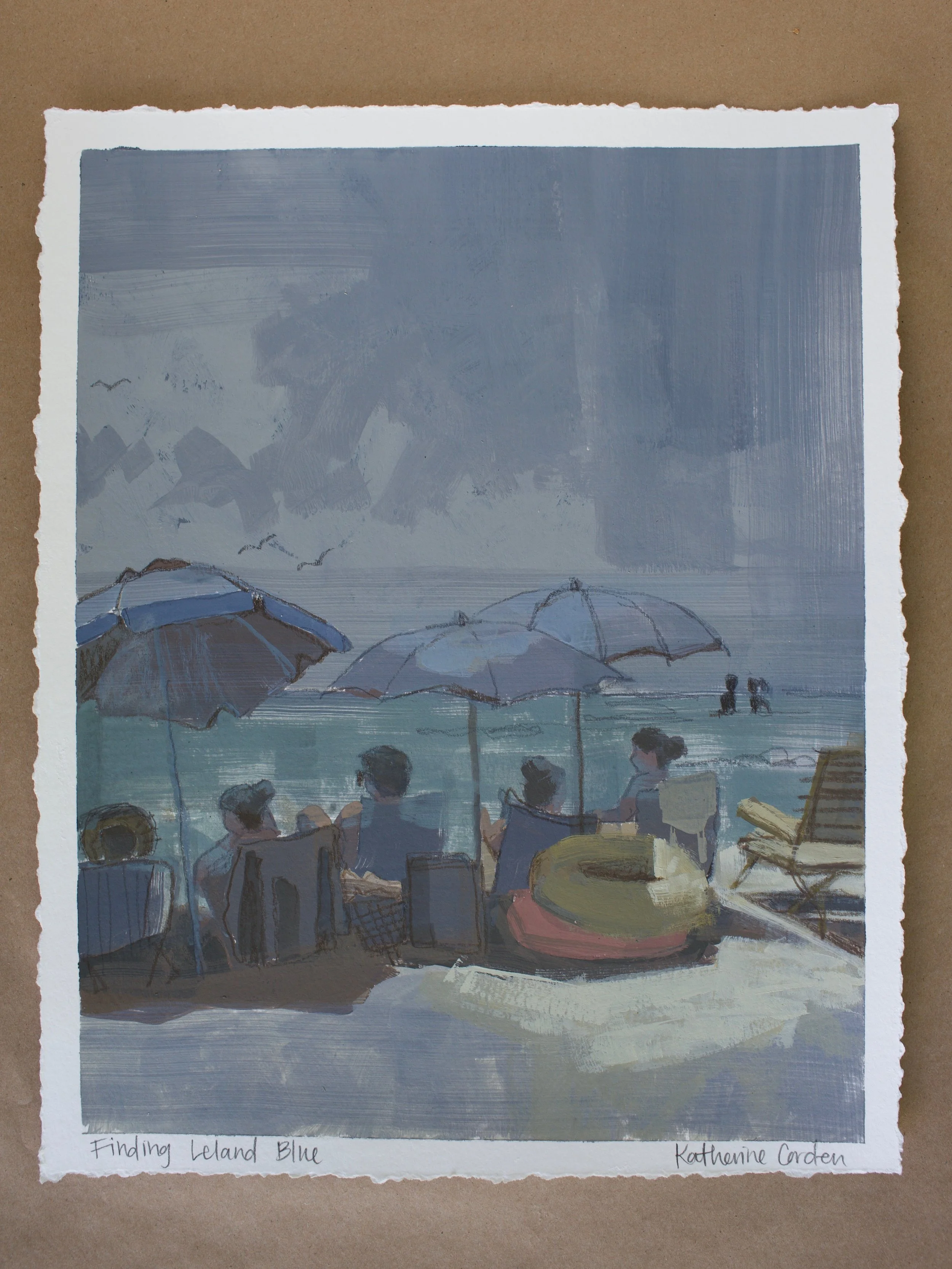 Finding Leland Blue 11x14, Katherine Corden Art