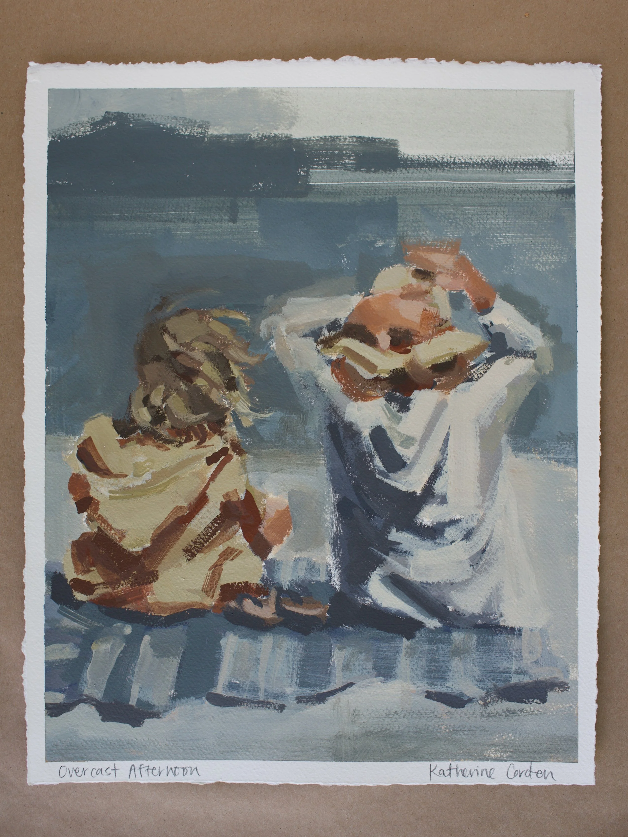 Overcast Afternoon 11x14, Katherine Corden Art