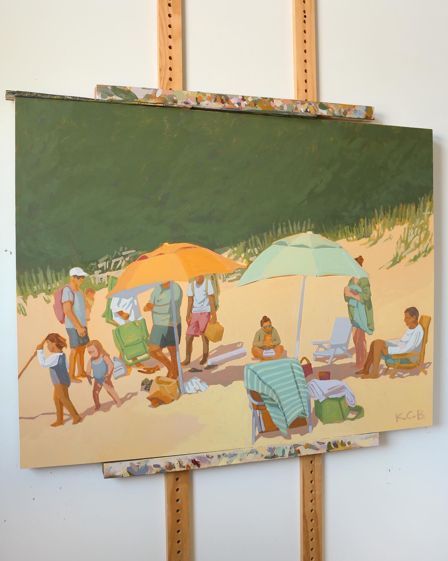 Slowly but surely finding some rhythm back in the studio. 

&lsquo;We&rsquo;ve Arrived&rsquo; 36x48 acrylic on wood panel

#acrylicpainting #beachpainting #beachfigures #figurepainting #michiganartist