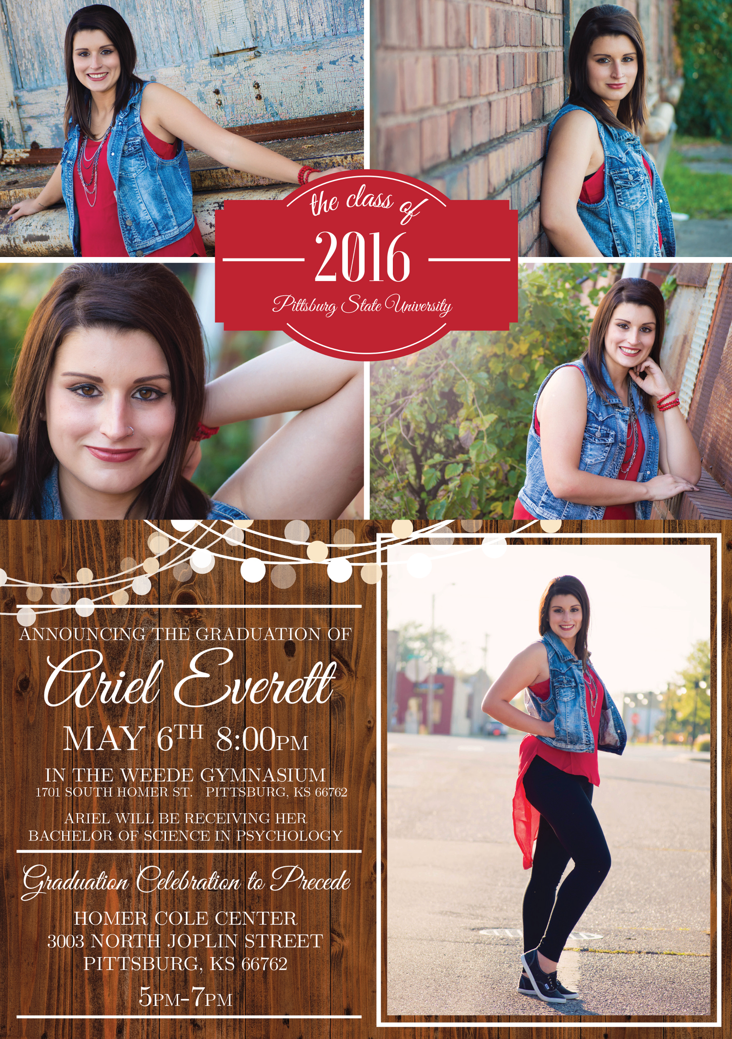 Ariel-Graduation Invitation
