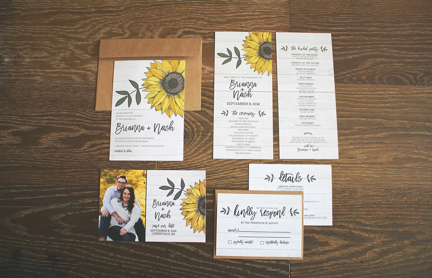 Invitation Suite by Mandy Reno Creative
