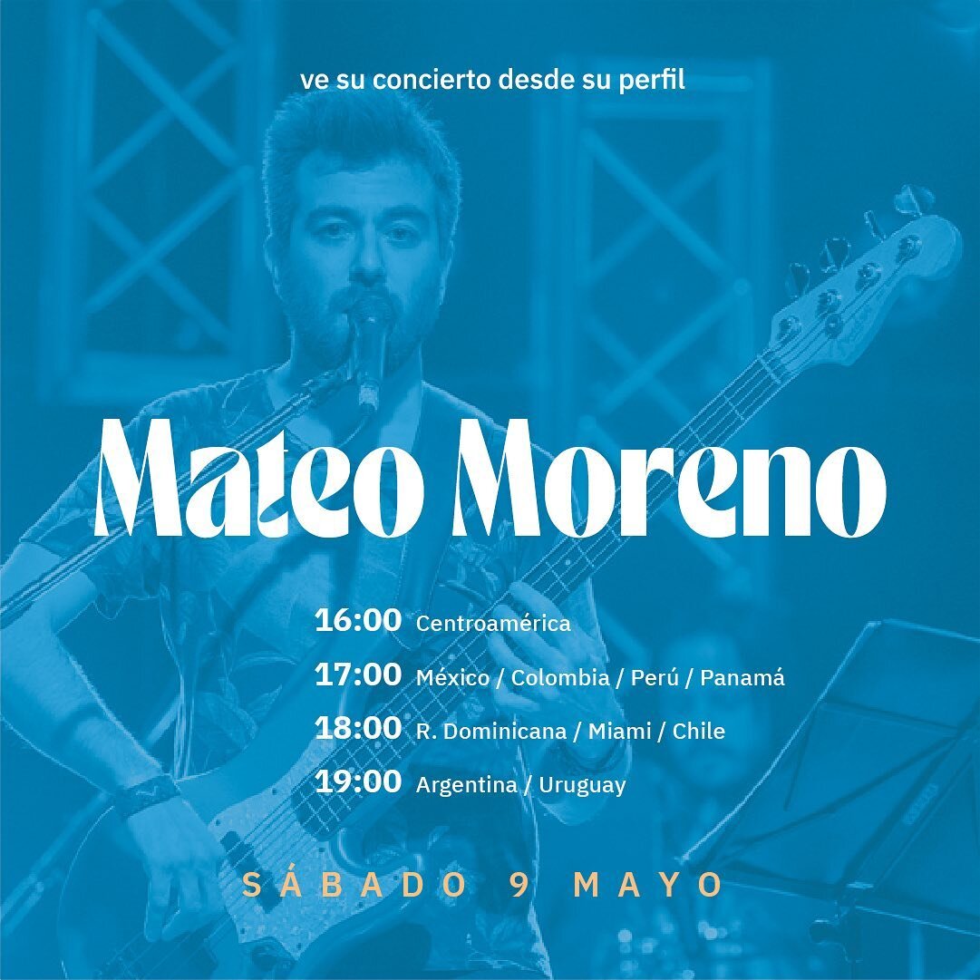 Ultimos 4 de hoy💕💕 Todos los conciertos son a trav&eacute;s del perfil del artista🔥
@mateonerom 
@ezequiel_borra 
@milenawarthon 
@franciscofattoruso