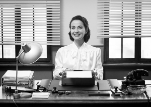 Cheerful Vintage Secretary