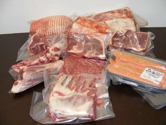 Example of a half lamb pack
