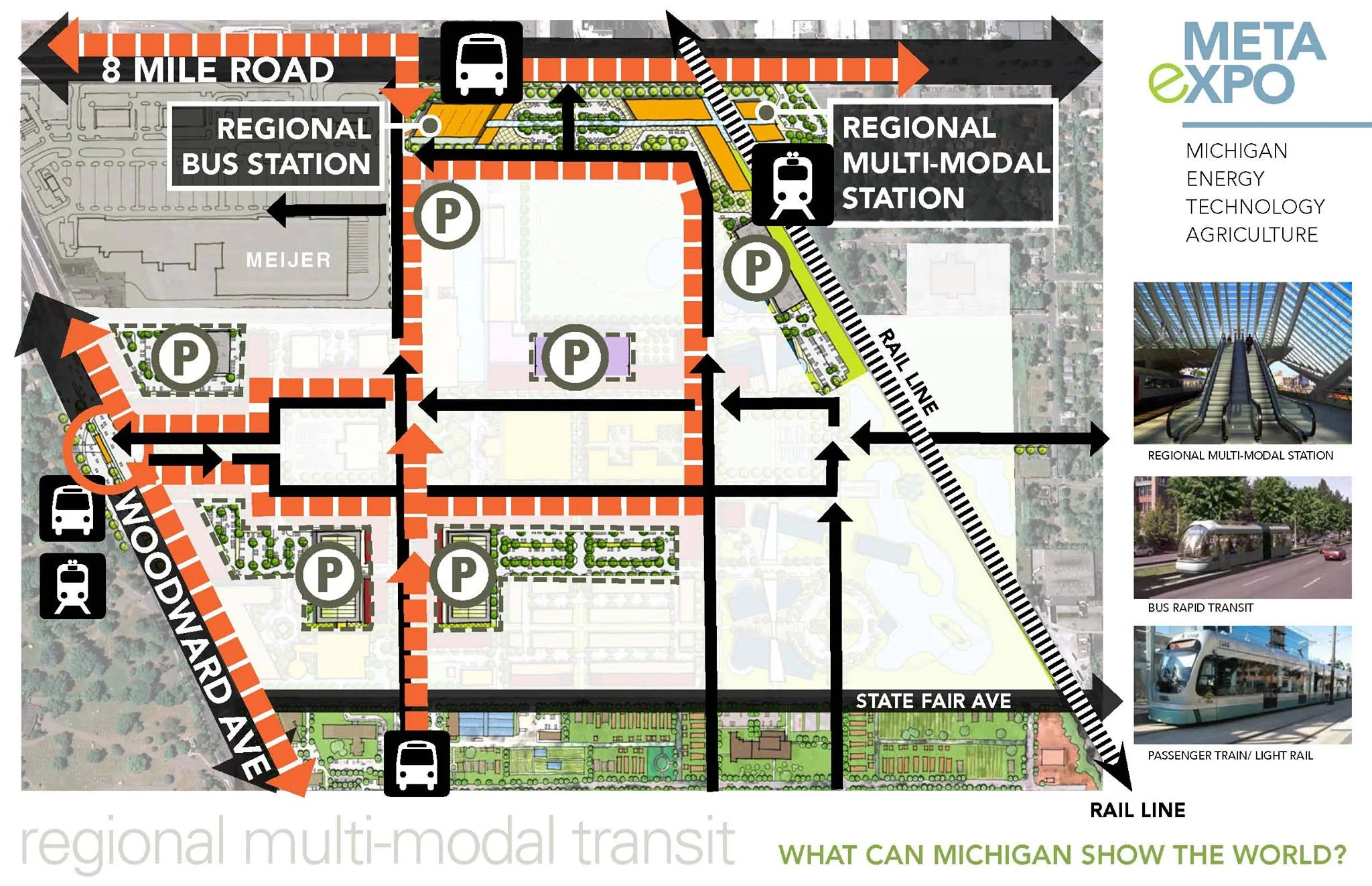Regional Multi-modal Transit Hub - traffic patterns