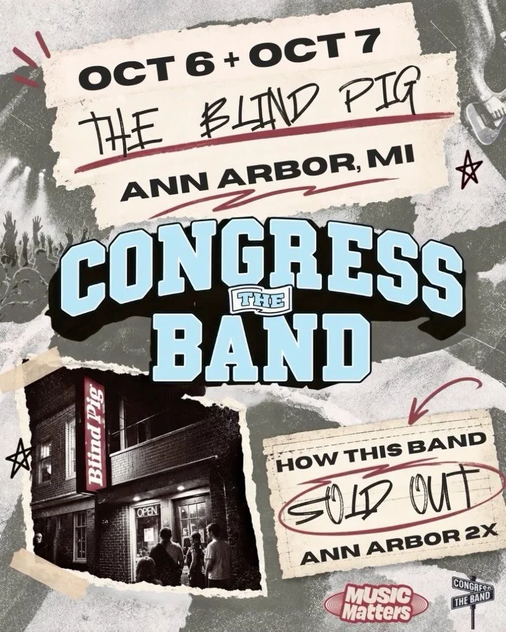 ANN ARBOR, MEET CONGRESS

@congresstheband has been igniting the college music scene, bringing their blend of Southern rock, soul and blues to college towns across the country. 

Now, they&rsquo;re coming to Ann Arbor for back-to-back SOLD OUT shows 