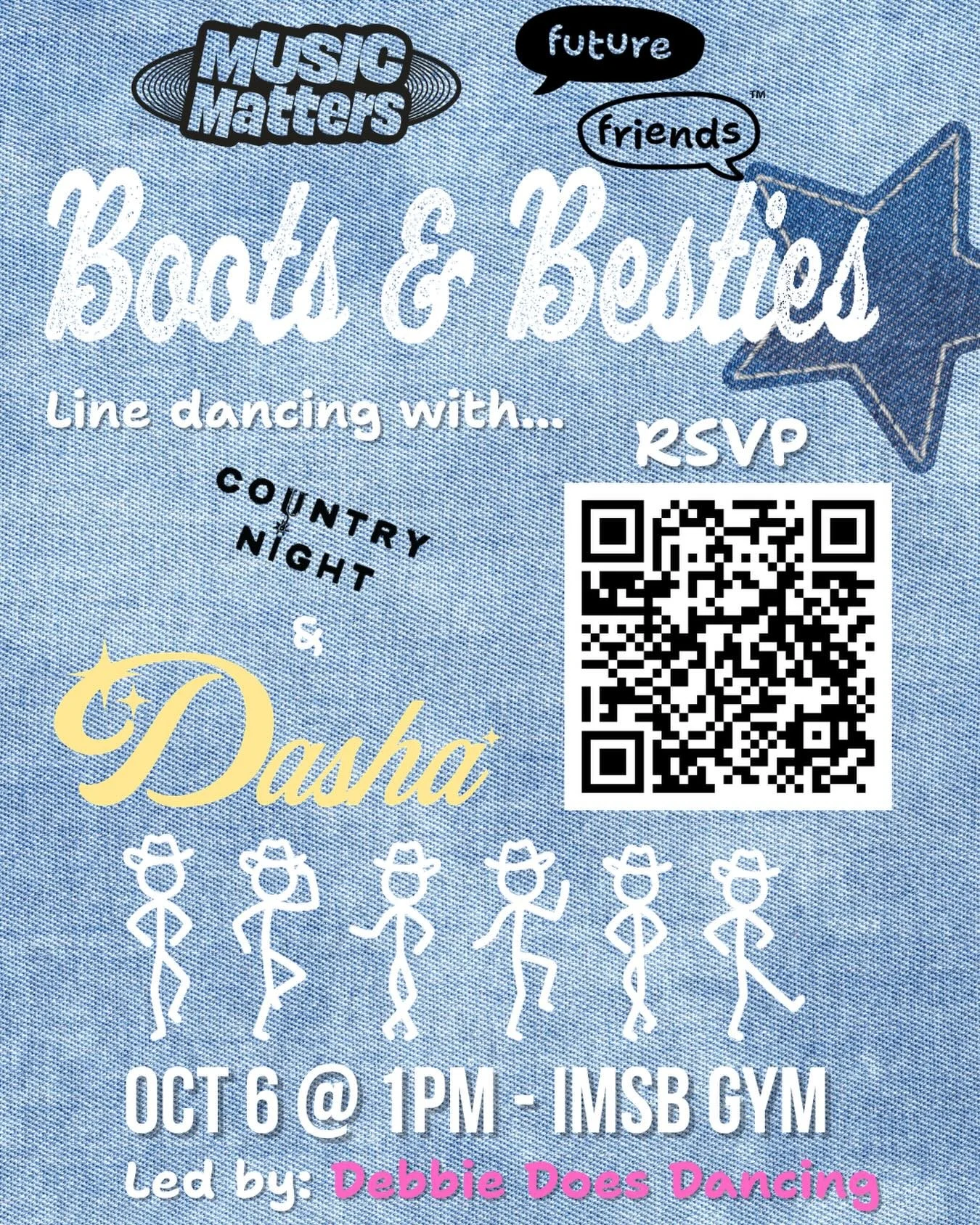 UMICH WEVE BEEN WORKING ON SOMETHING SUPER SPECIAL FOR YOU ALL !!💃🪩

We are super excited to announce our collaboration with @heyfuturefriends to bring an afternoon of line dancing with hit country singer @dashamusic to the Michigan community!! 〽️?