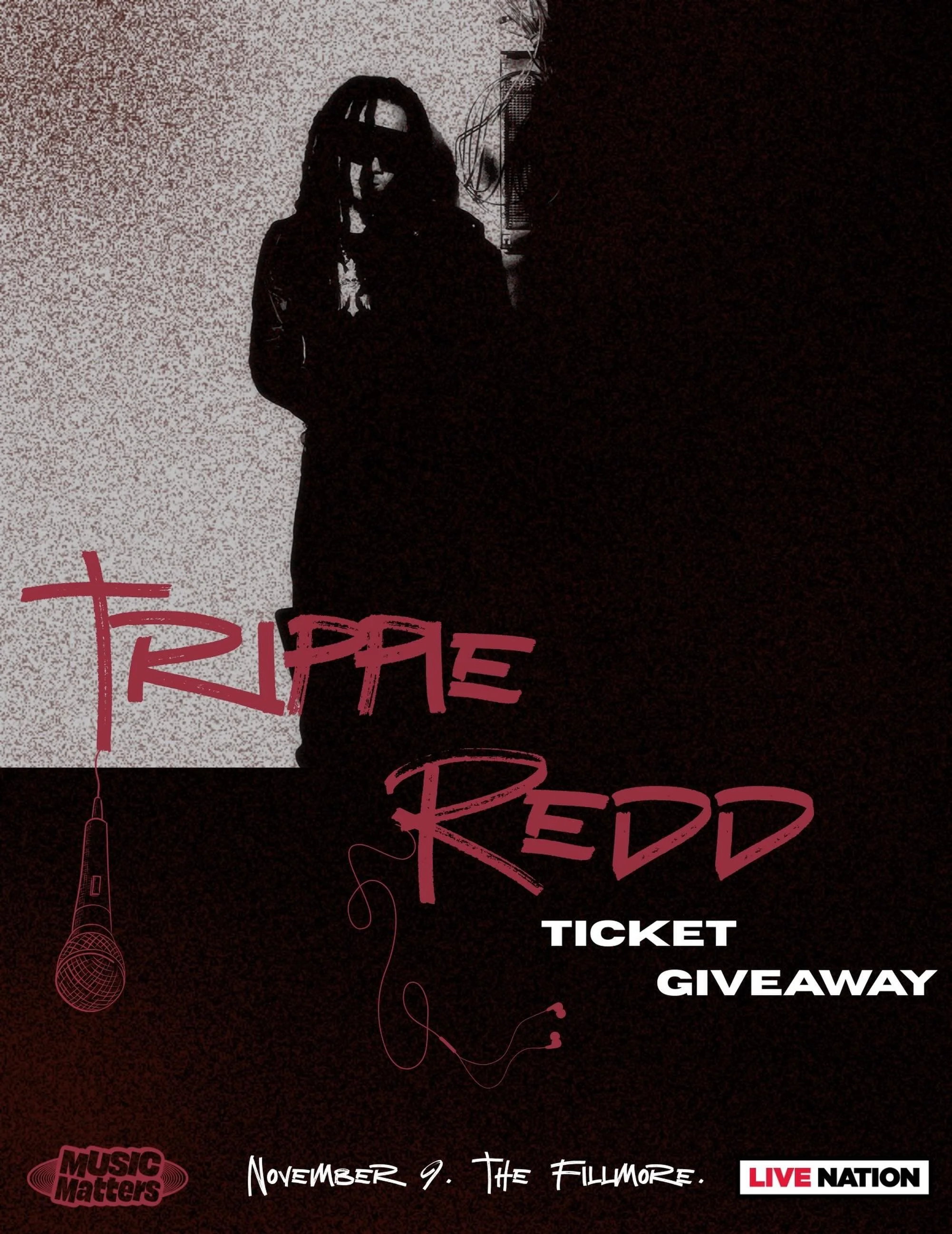 🚨 UMICH STUDENTS: WE&rsquo;RE GIVING AWAY 2 TRIPPIE REDD TICKETS! 🚨

We have 2 FREE tickets to Trippie Redd&rsquo;s November 9th show at The Fillmore Detroit.

Like this post + follow @musicmatters_umich, @fillmoredetroit &amp; @livenation + tag wh
