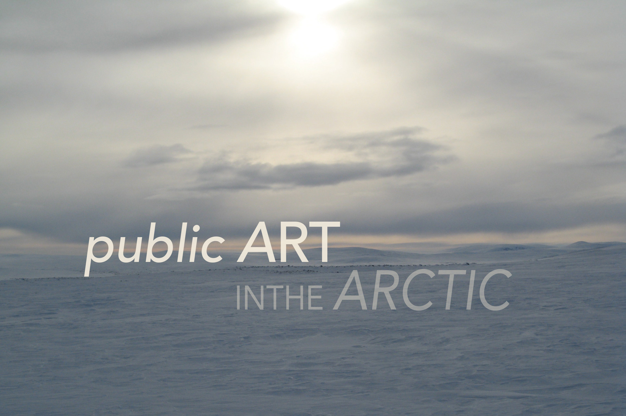 At home, as a tourist - notes from the Arctic