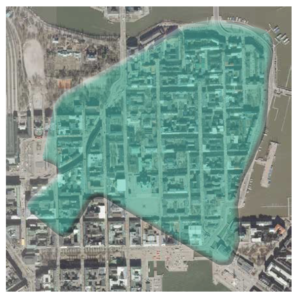 Kruunuhaka, Keran kokoinen kaupunginosa Helsingissä.