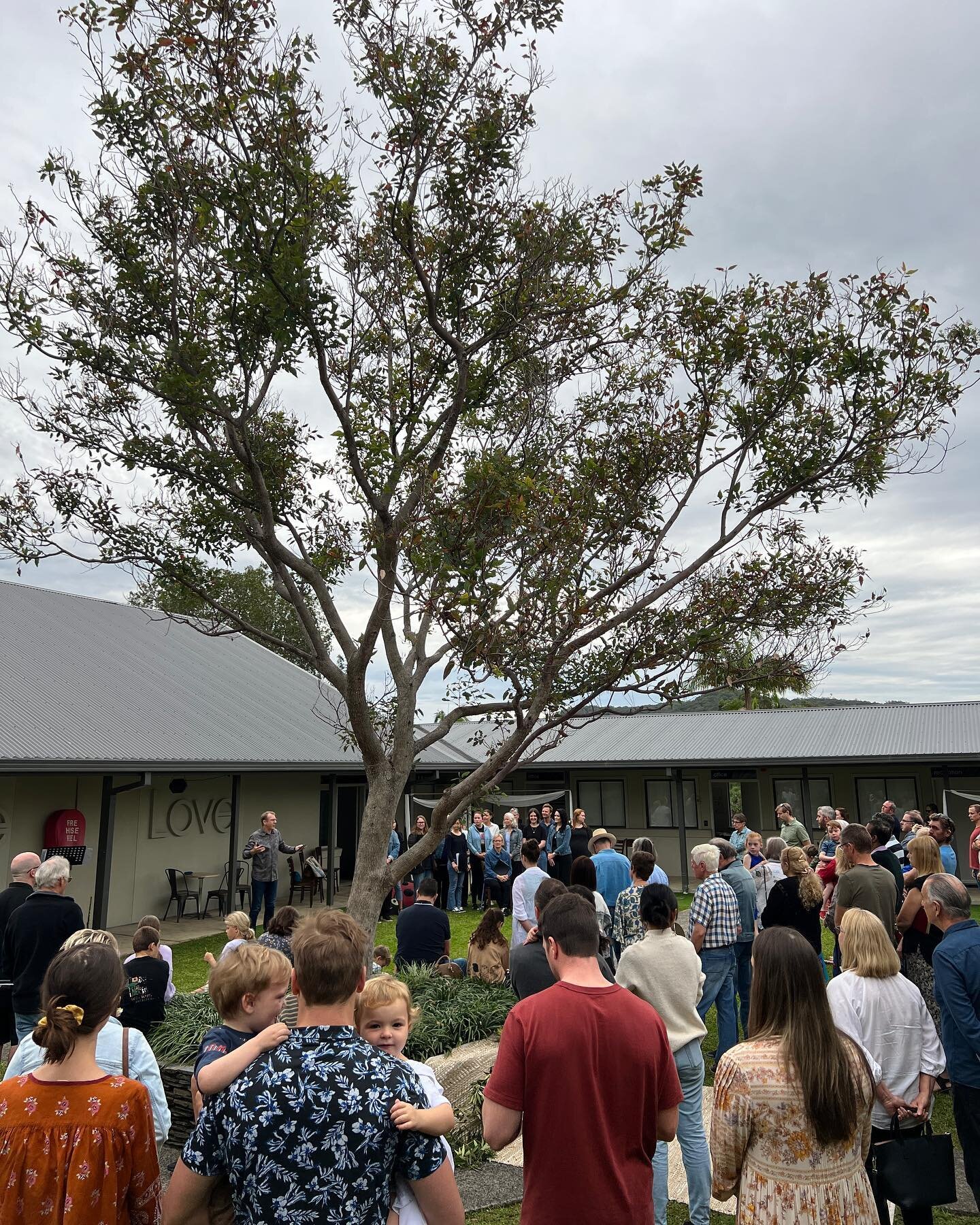 Good Friday, Courtyard Communion 🤍