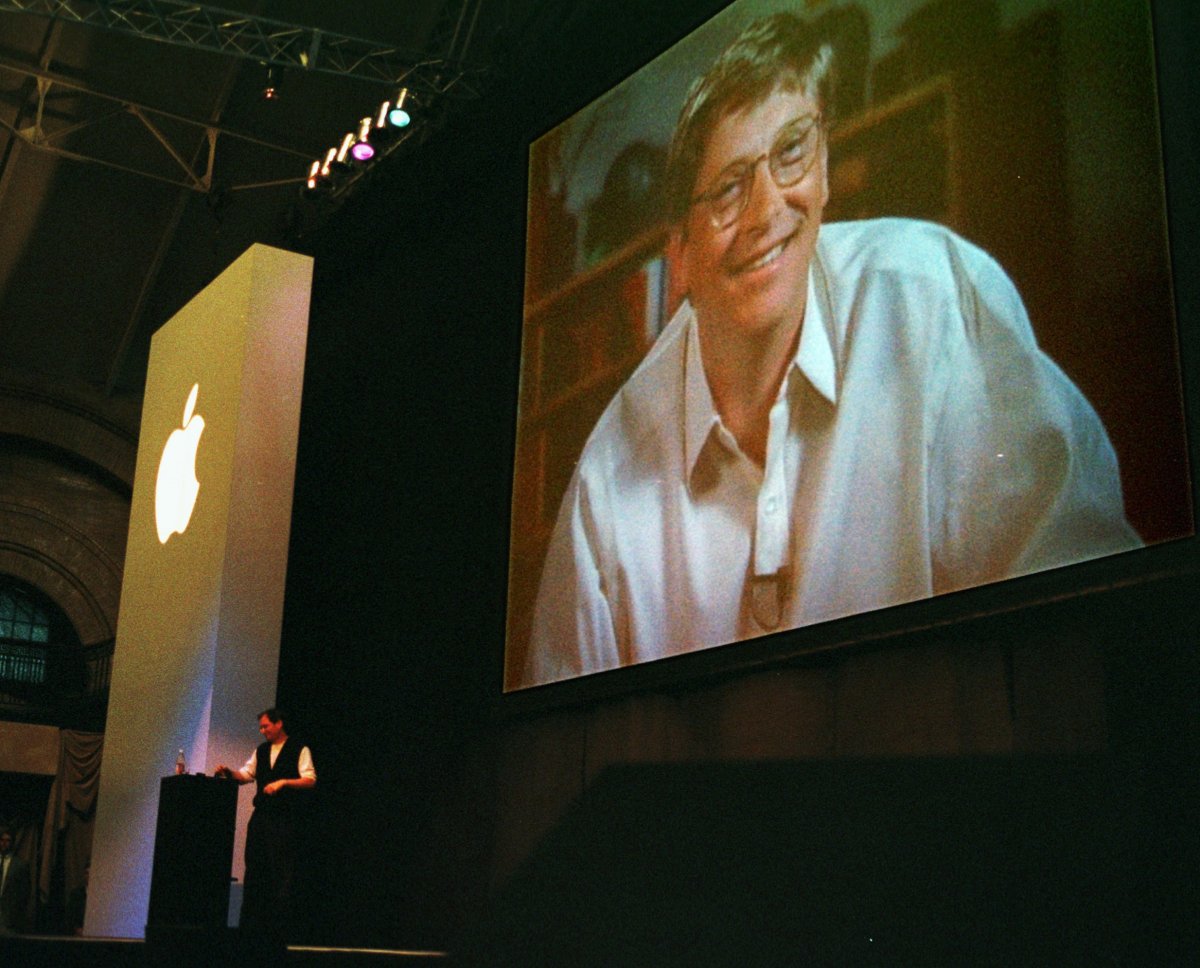 1997 - The infamous Bill Gates appearance at the Macworld Expo.