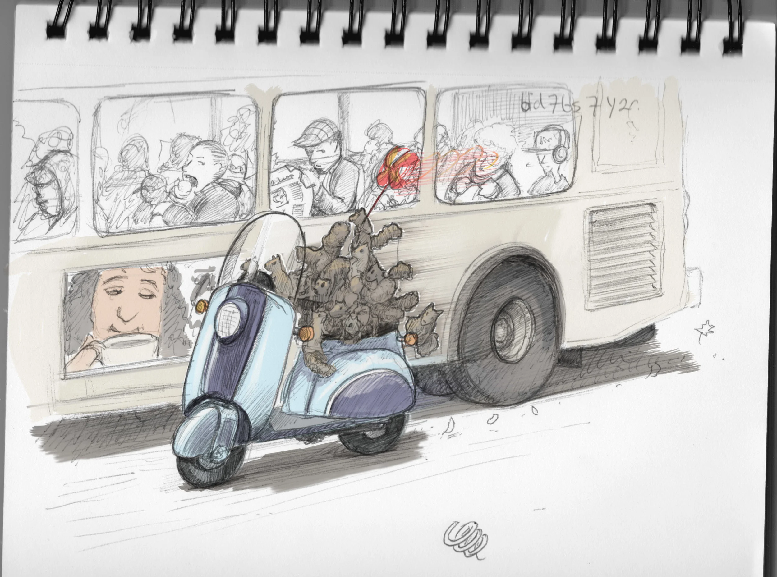 This is actually a favorite doodle. A few years ago I was trying to figure out why there wasn't any really good medical illustration directed towards in consumers in Canada. It always seemed like this great opportunity to educate the public:&nbsp;sh…