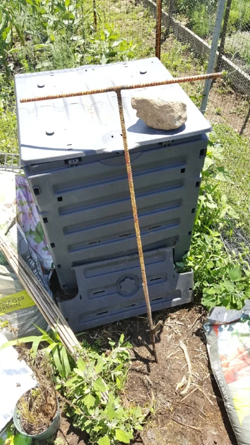 Here it is in it's natural element. Nope, no paint. We'll just let it rust.