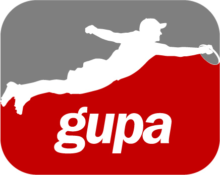 Second GUPA logo. Rejected for being sexist. So glad we didn't use this.