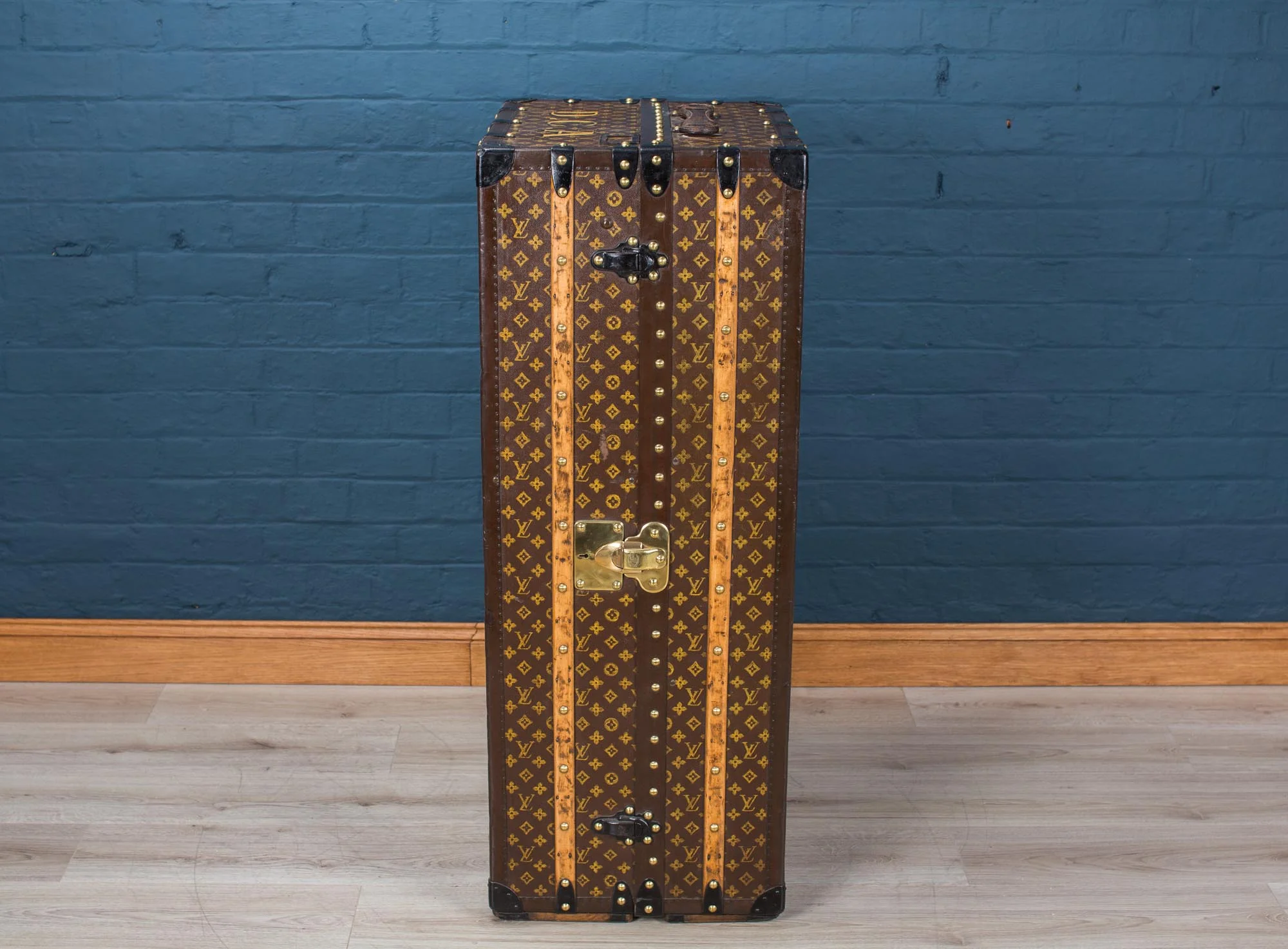 Louis Vuitton wardrobe trunk, circa 1910