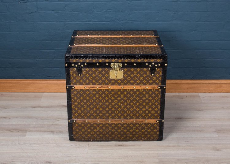 Brown Monogram Coated Canvas Trunks, 1931-1939