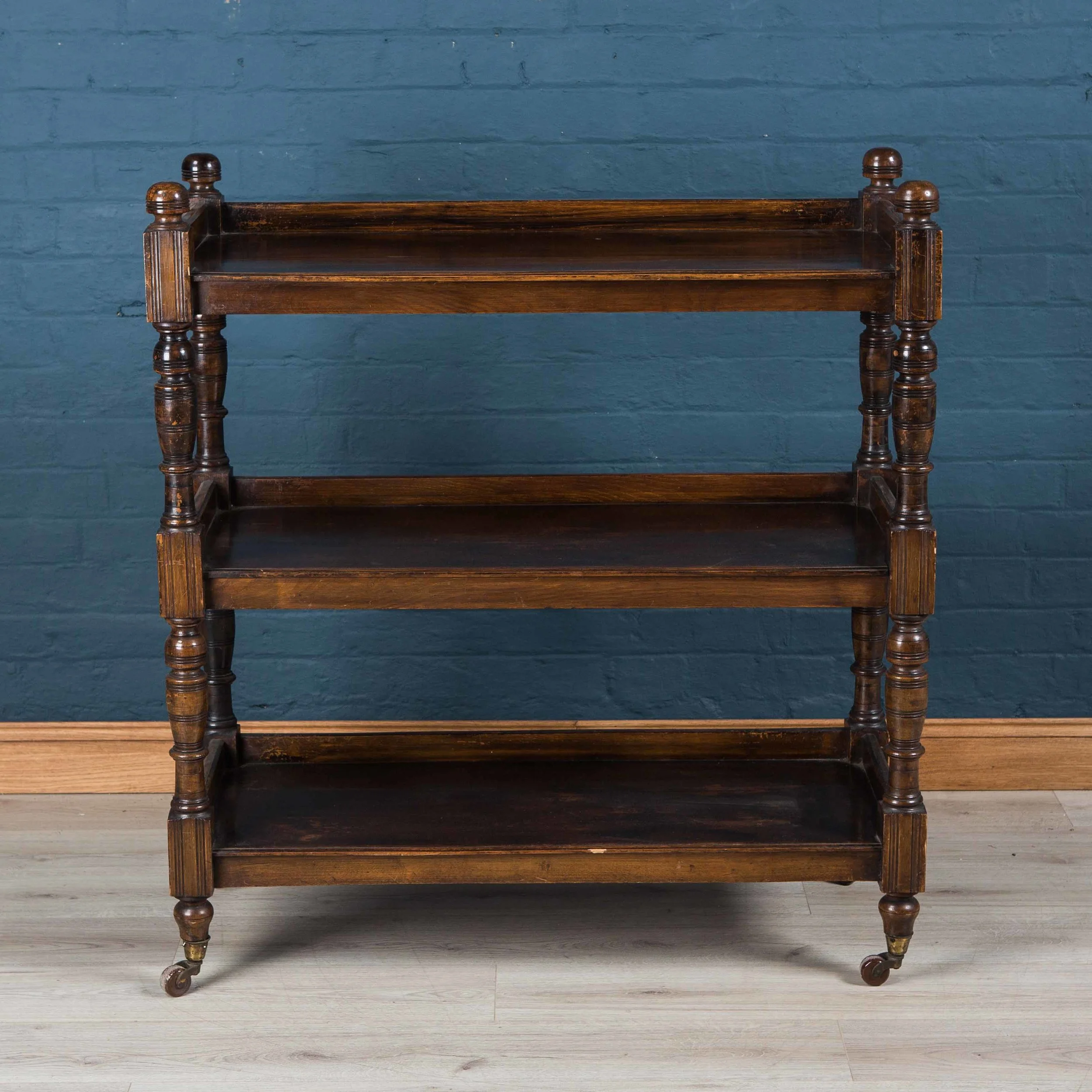 Edwardian mahogany dumbwaiter, circa 1910