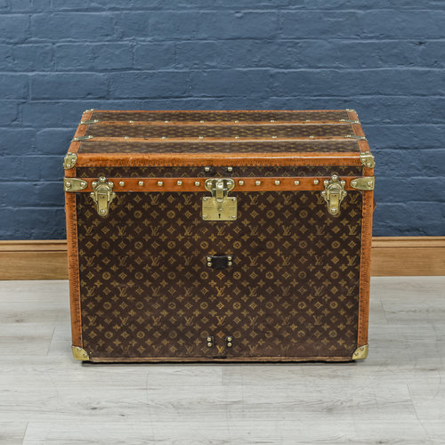 A Mid 20th Century French Louis Vuitton Steamer Trunk