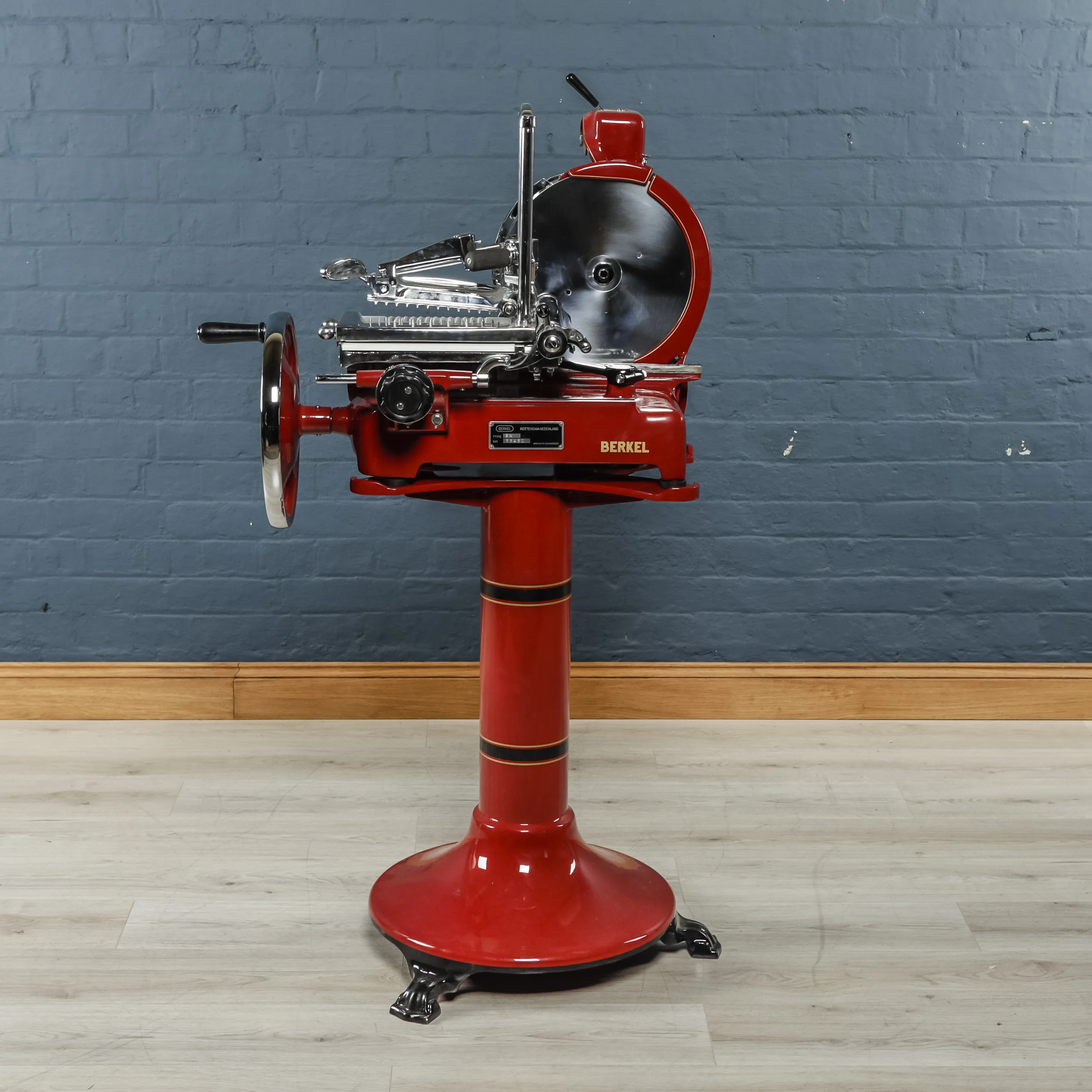 A mid 20th century Berkel meat clicer by Berkel, Netherlands