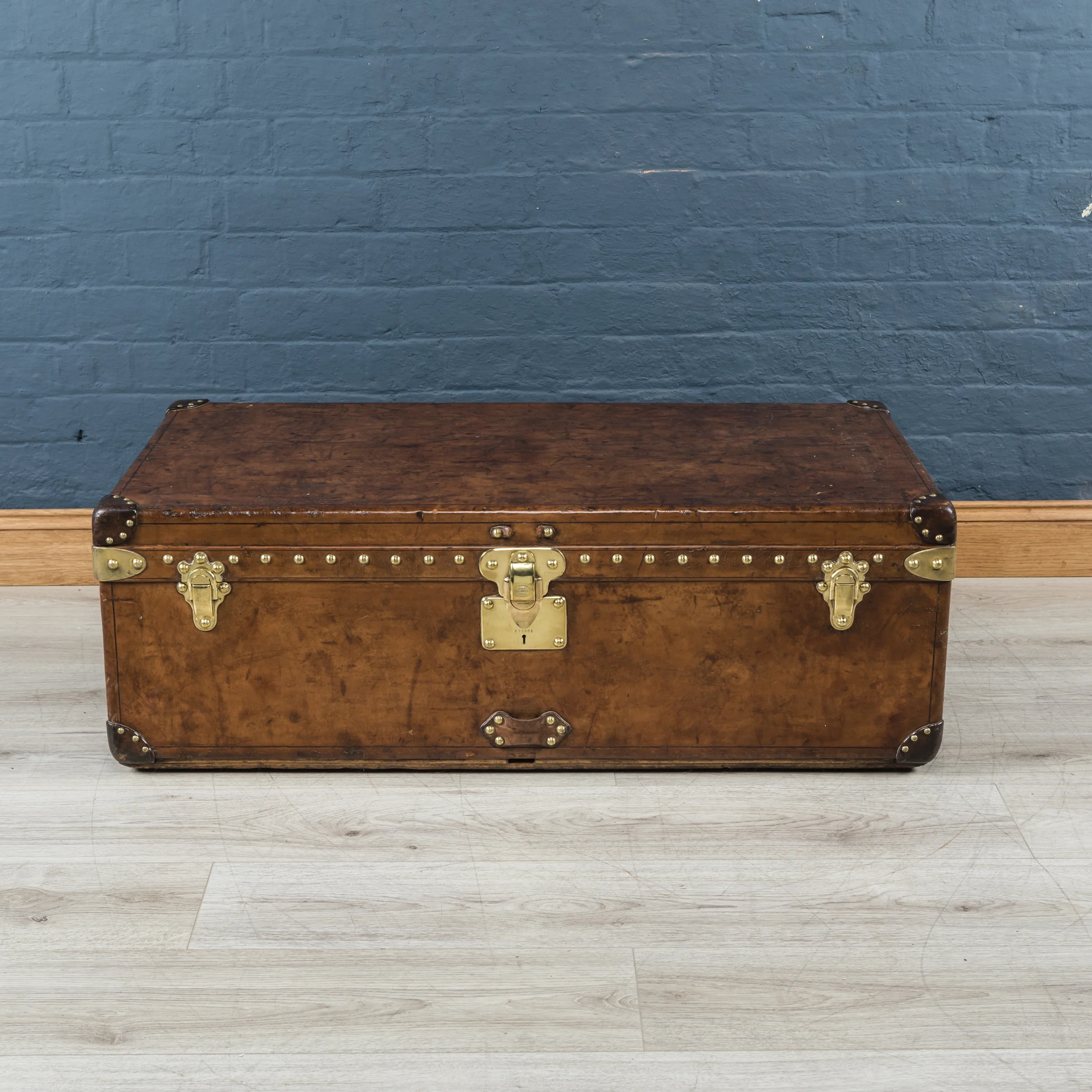 A Louis Vuitton trunk