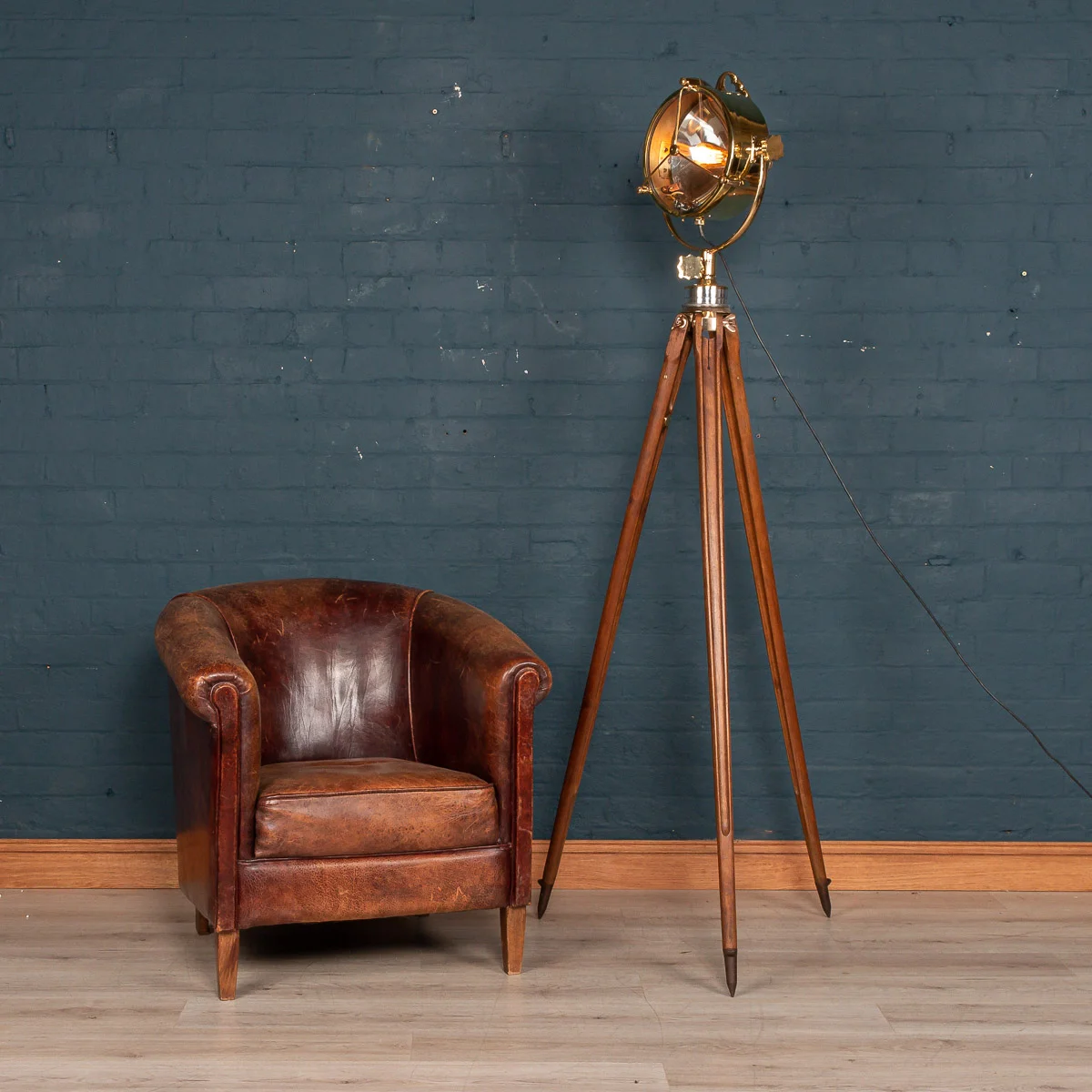 A naval search light, England, mid 20th century