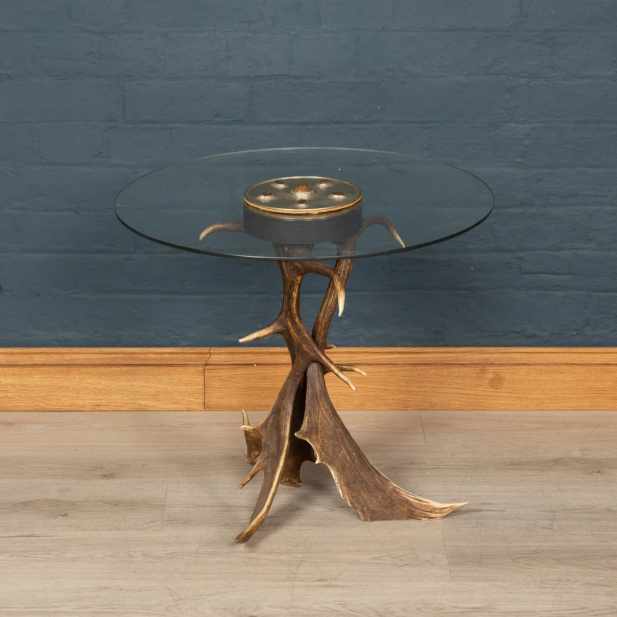 An antler horn side table by Anthony Redmile, London, circa 1970