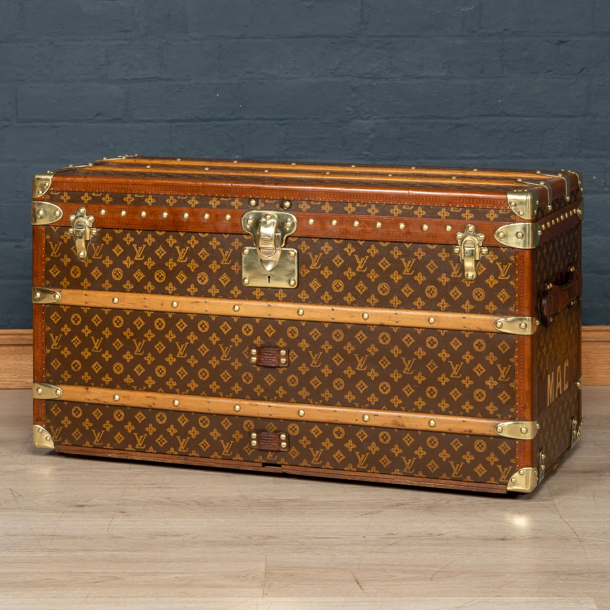 A large Louis Vuitton shoe trunk, France, circa 1910