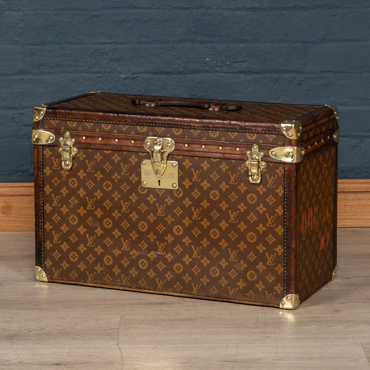 A Louis Vuitton train trunk, France, circa 1900