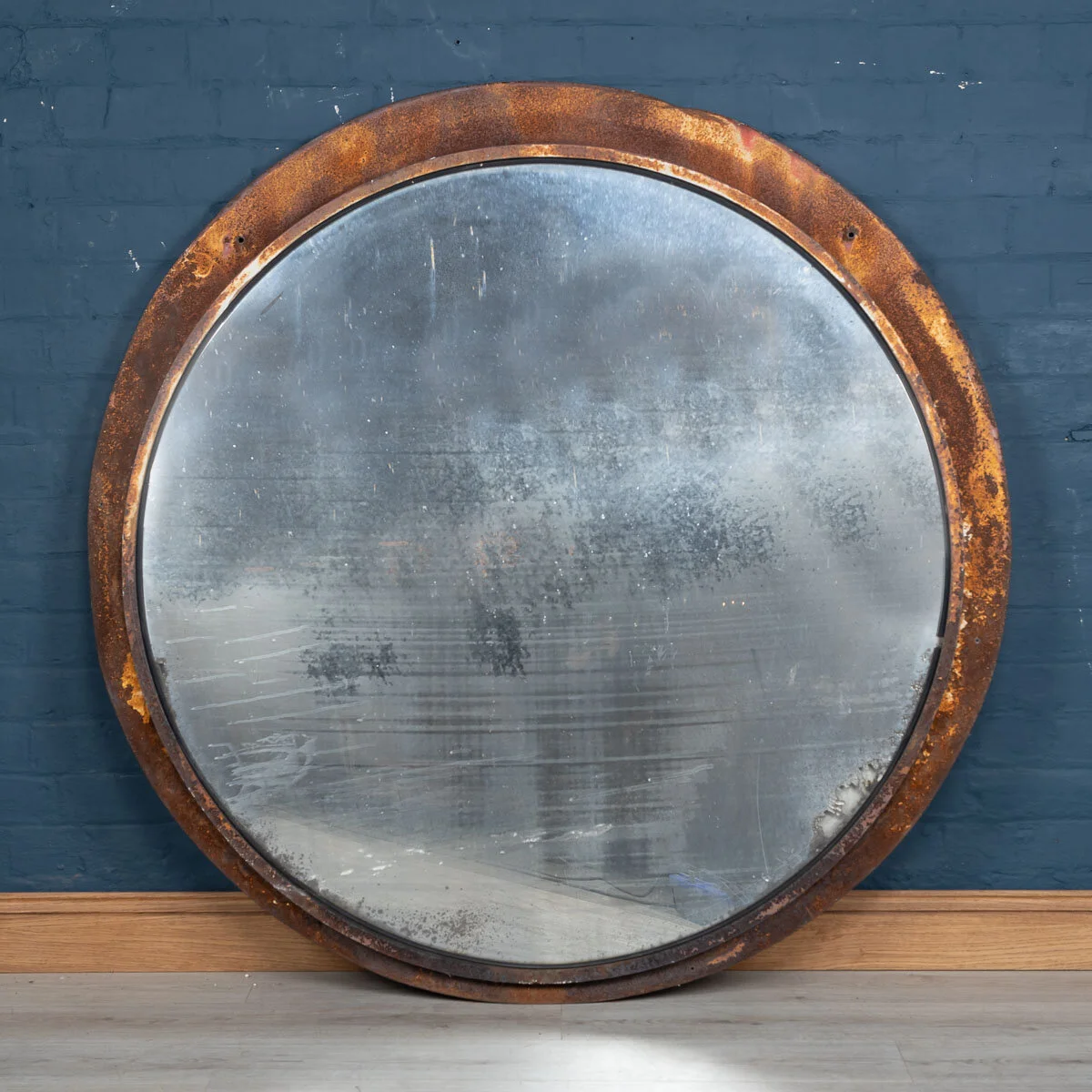 A large convex railway mirror, Czechlsovakia, mid 20th century