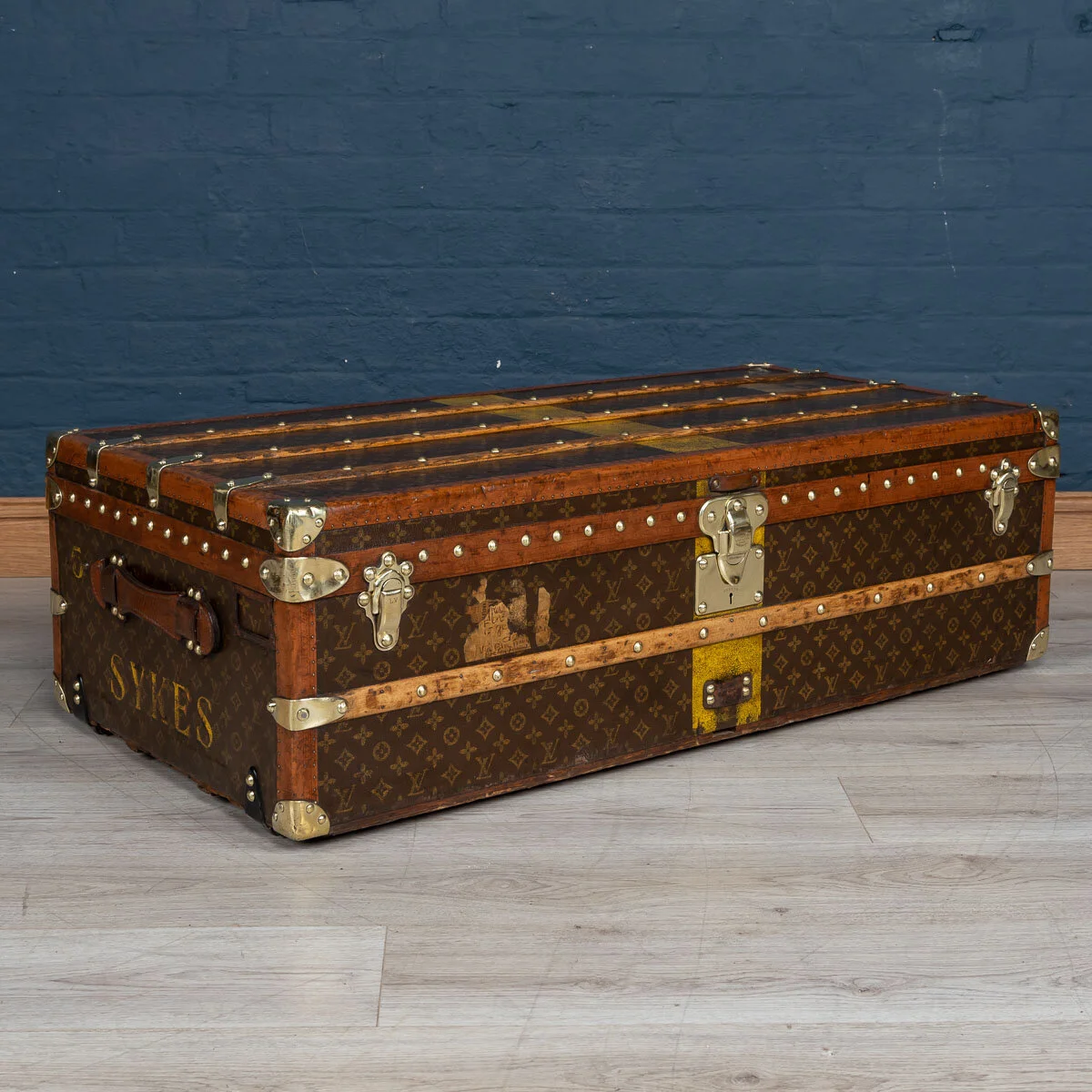 A Louis Vuitton cabin trunk covered in monogram canvas, France, circa 1930