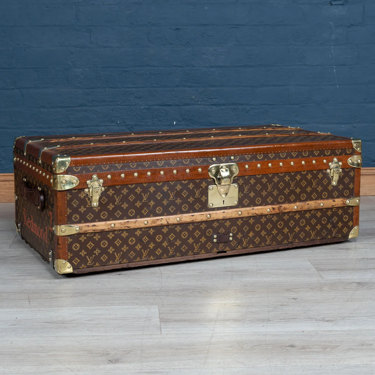 A Louis Vuitton cabin trunk in monogram canvas, France, circa 1920