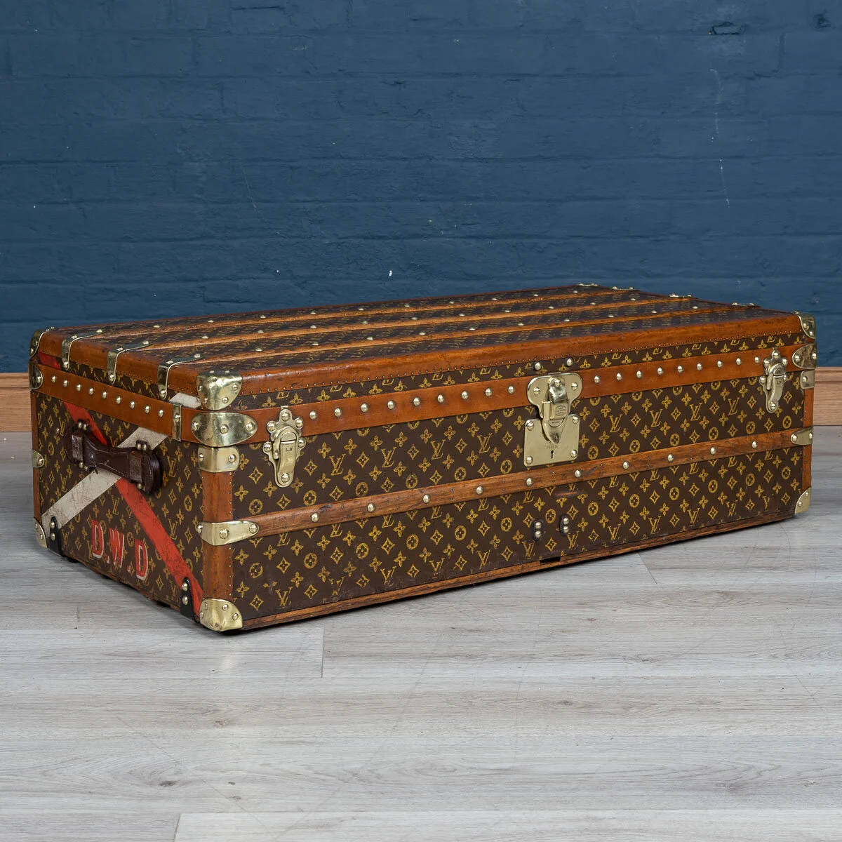 A Louis Vuitton cabin trunk in monogram canvas, France, circa 1920