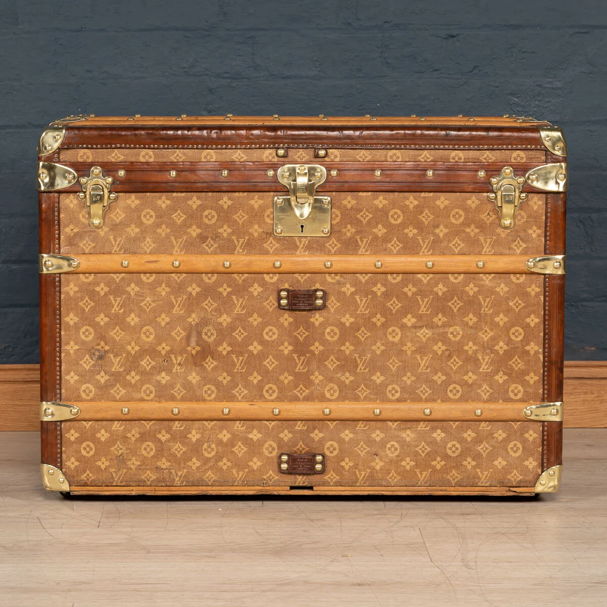 A Louis Vuitton hat trunk in woven monogram canvas, France, circa 1896