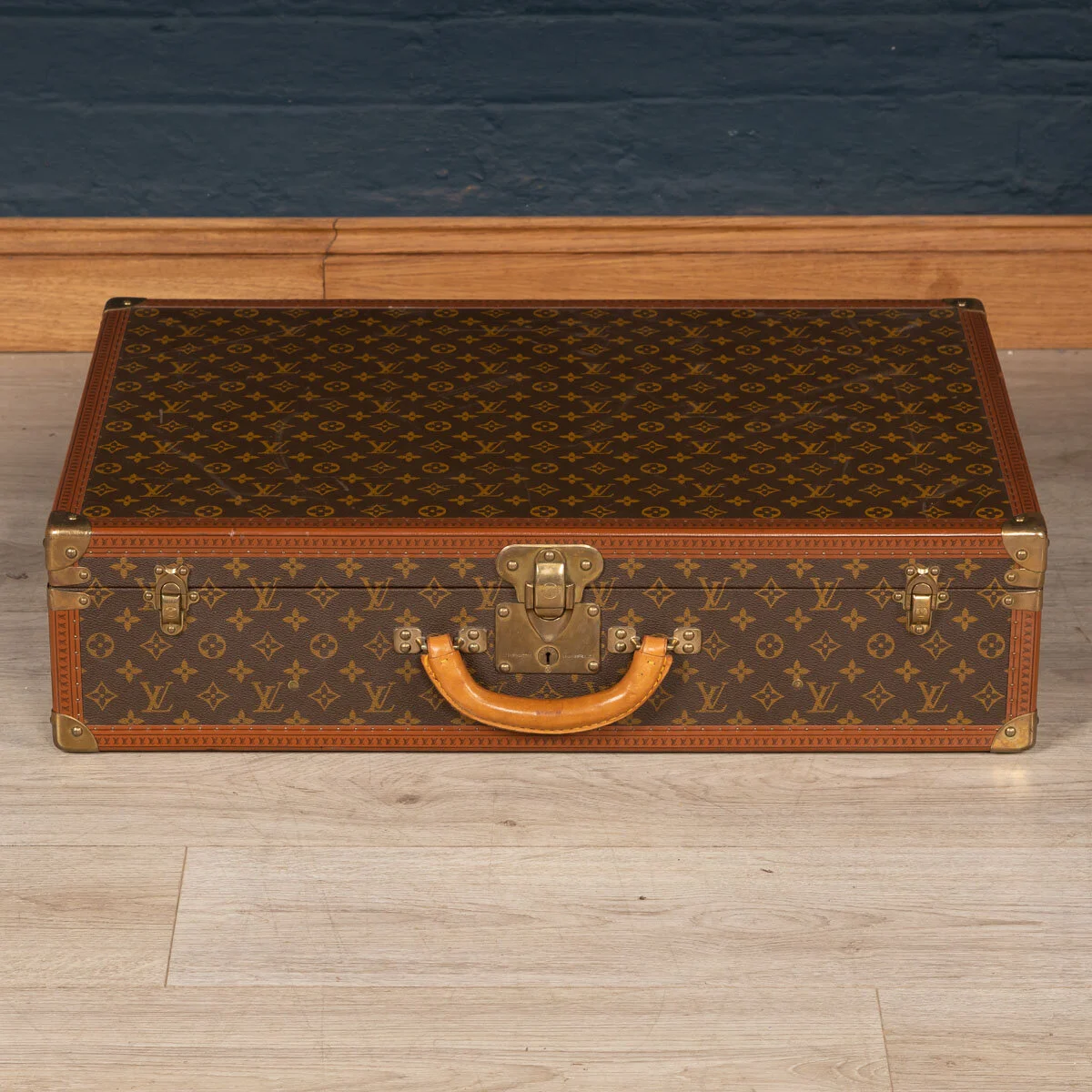 A Louis Vuitton suitcase in monogram canvas, France, circa 1970