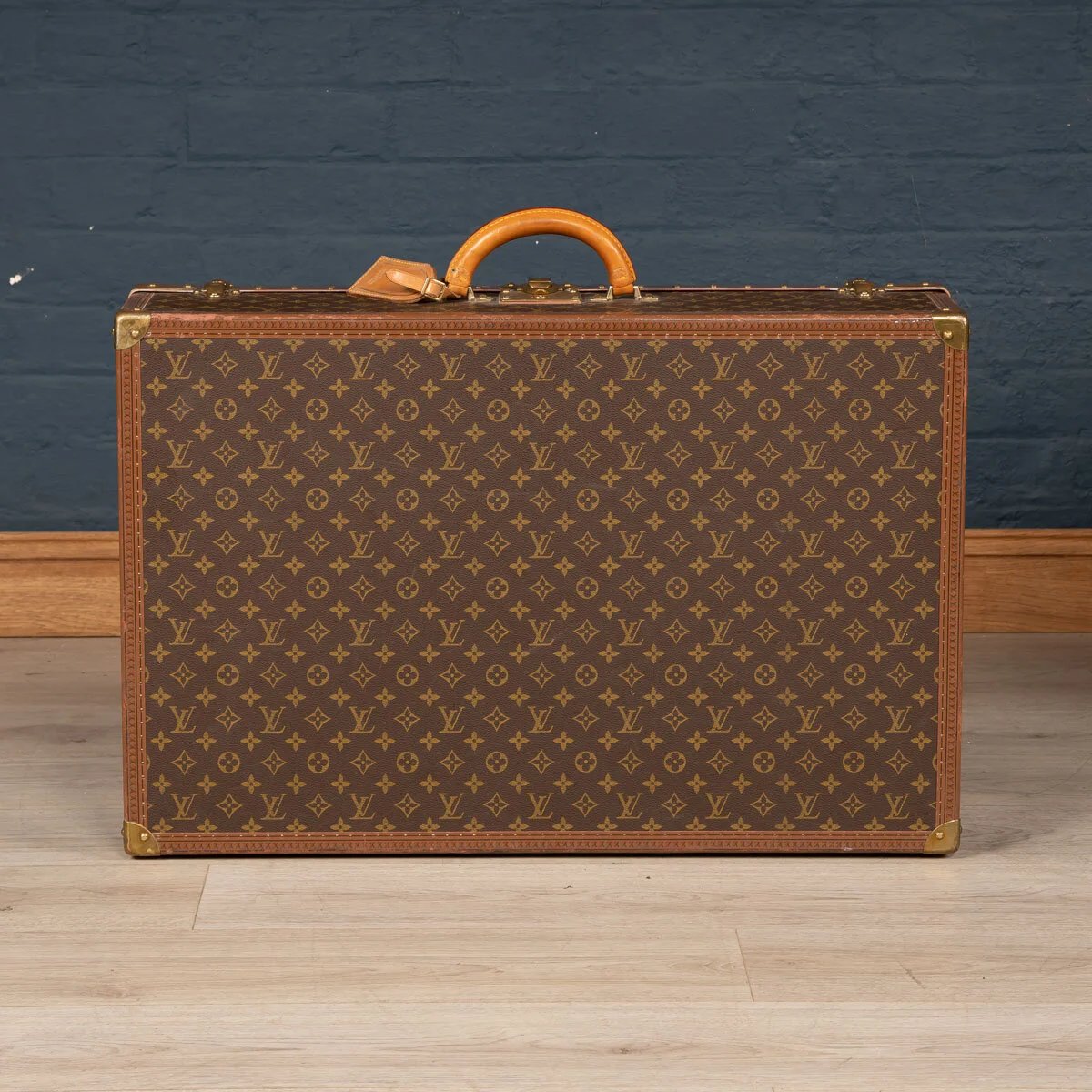 A Louis Vuitton suitcase in monogram canvas, France, circa 1970