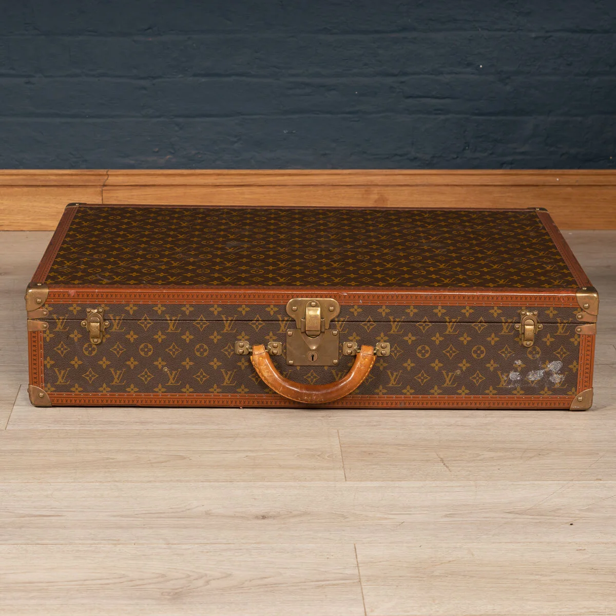 A Louis Vuitton suitcase in monogram canvas, France, circa 1970