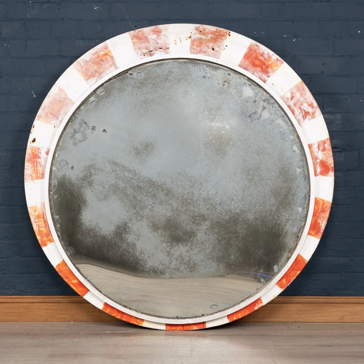 A large convex railway mirror, Czechoslovakia, mid 20th century